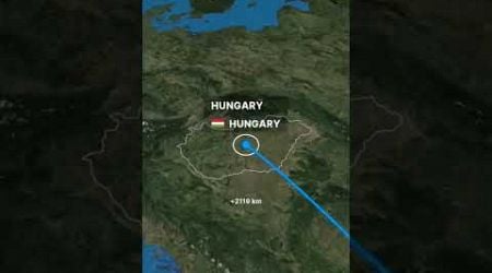 Distance between Israel and Hungary