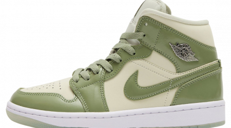 Air Jordan 1 Mid Sea Glass / Oil Green