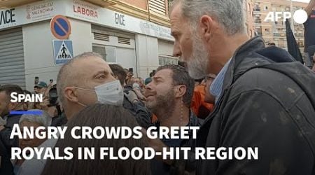 Spanish royals face angry crowd as they visit flood-hit Valencia region | AFP