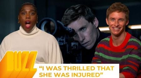 Eddie Redmayne is glad that Lashana Lynch got injured on the set of &#39;The Day of the Jackal&#39;