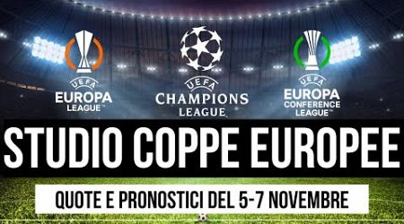 Studio Coppe europee: i pronostici su Champions, Europa e Conference League! (5-7 novembre 2024)