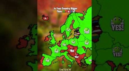 Is your country bigger than Luxembourg? #countryballs #europe #mapping