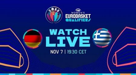 Germany v Greece | Full Basketball Game | FIBA Women&#39;s EuroBasket 2025 Qualifiers