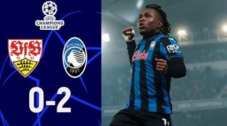 Stuttgart vs Atalanta 0-2 Highlights UEFA Champions League 2024 atalanta stuttgart