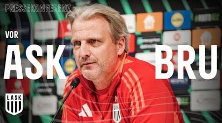 Pressekonferenz vor LASK - Cercle Brugge