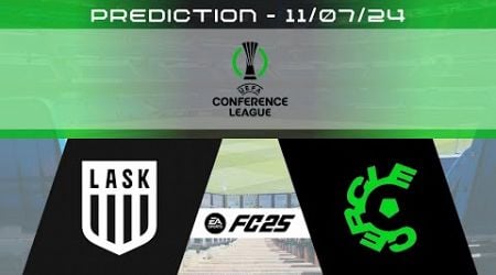 LASK Linz vs Cercle Brugge KSV - Prediction - 2024-25 UEFA Conference League - EA FC 25