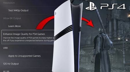 PS5 Pro Upscales Unpatched 1080p PS4 Games, Here&#39;s What It Looks Like