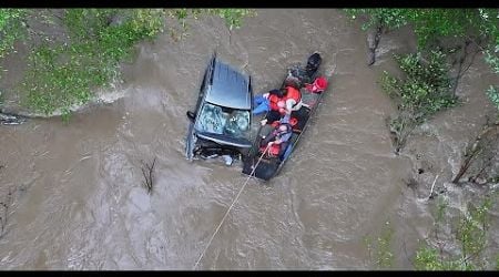 INSANE Water Rescue from Flash Flood - Norway, South Carolina