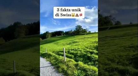 Tiga fakta unik di Swiss #shorts #vlog