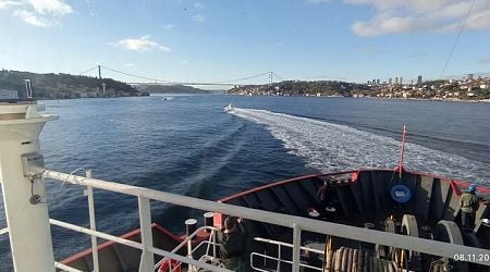 RSV 421 Passes Through Bosphorus on Way to Antarctica