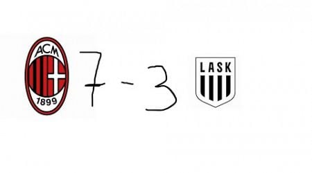 MILAN 7-3 LASK