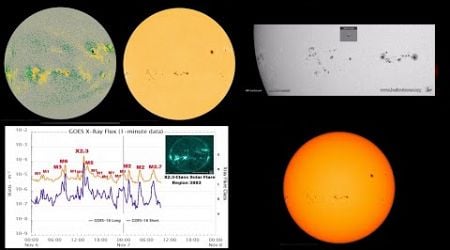 A Phalanx of Very Active Sunspots is Turning to Face Earth - Large Filament Eruption and CME