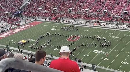 Ohio State marching band trolls Michigan during halftime performance in OSU-Purdue