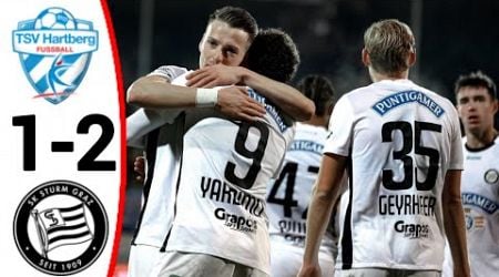 TSV Hartberg vs SK Sturm Graz (1-2) All Goals and Extended Highlights