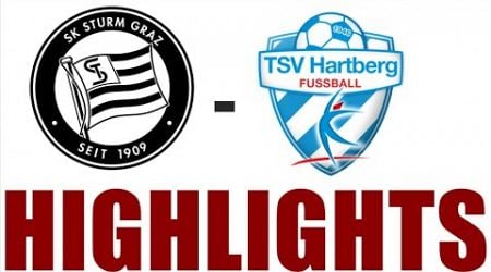 TSV Hartberg vs SK Sturm Graz 1-2 Highlights | Austria Bundesliga 2024-2025