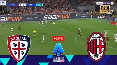 [LIVE] CAGLIARI VS AC MILAN Serie A 2024/2025 Full Match Streaming - Video Game PES 2021 Simulation