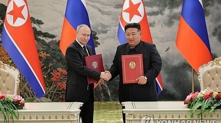 N. Korea's Kim finalizes defense pact with Russia