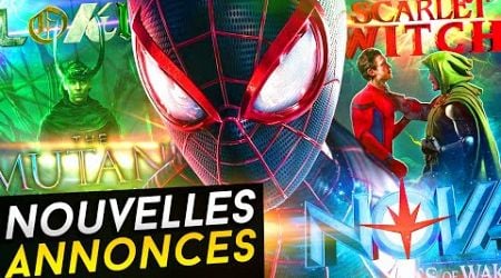 LES NOUVELLES ANNONCES MARVEL (Blade, Loki saison 3, Saga X-MEN, Spider-Man Miles Morales, Wanda)