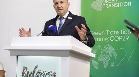 President Radev Opens High-Level Event in Bulgarian Pavilion at COP29