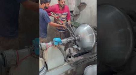 Making stainless steel large bowl #unitedstare #shortfeed #shortvodeis #skillvideis #unitedkingdom