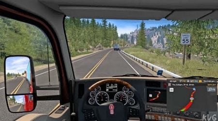 American Truck Simulator - Wyoming Gameplay (PC UHD) [4K60FPS]