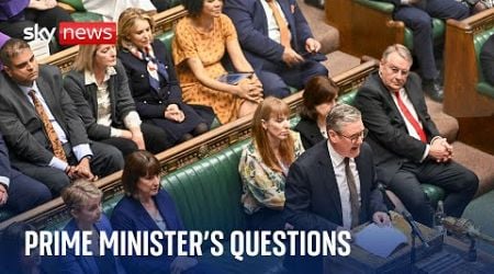 PMQs | Starmer faces new Tory leader in Prime Minister&#39;s Questions