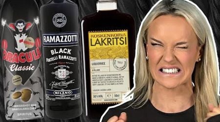 Irish People Try The Worst Licorice Alcohols