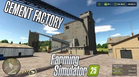 FS25: Cement Factory Production &amp; Profits!