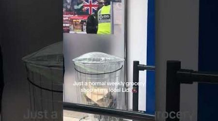 Shop thief caught in lidl in Luton #uk #shoplifting #Luton