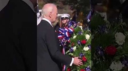 Joe Biden lays wreath in honor of Veterans Day