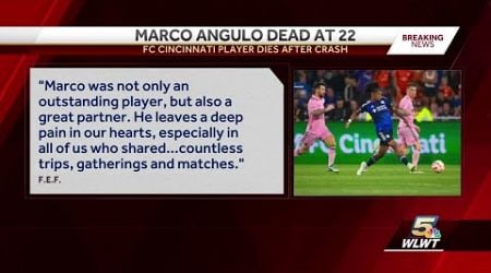 FC Cincinnati&#39;s Marco Angulo dies after car crash in native Ecuador