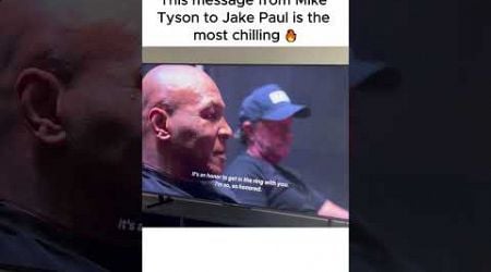 Mike Tyson&#39;s Most Chilling Message To Jake Paul