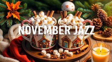 Sweet November Jazz Cafe - Instrumental Jazz &amp; Bossa Nova ~ Background Music for Morning,Work,Study