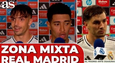 DECLARACIONES REAL MADRID 4 - OSASUNA 0 | ZONA MIXTA completa hoy: ASENCIO, BELLINGHAM...