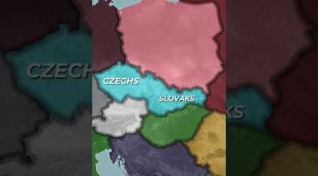 Why did Czechoslovakia Collapse? #short #historicalmaps #map