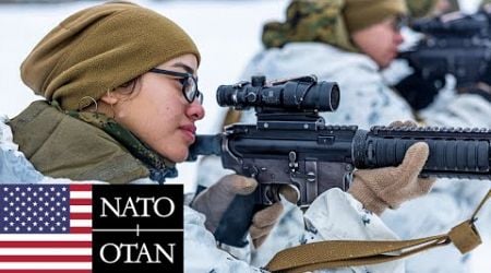 US Marine Corps, NATO. Joint winter military exercise in Norway.