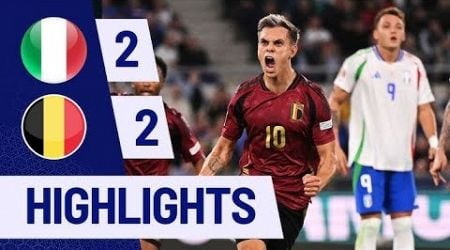 Belgium vs Italy 2-2 - All Goals &amp; Highlights - UEFA Nations League