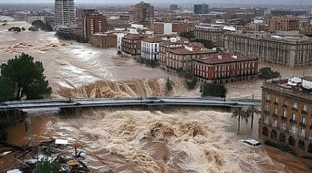 Currently in Almeria Spain!! Balanegra is paralyzed by flood caused by DANA