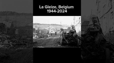 Then and Now pictures from #ww2 #belgium #history #veteran #military #thenandnow #trending #shorts