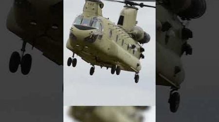 U.S. CH-47 Chinook Helicopter During Exercise in Germany