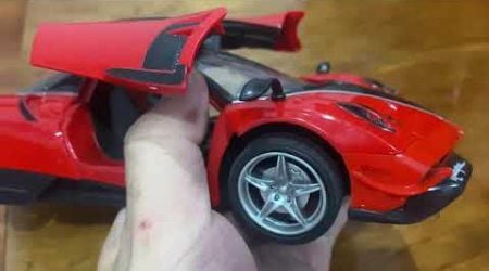 Experience exploring the Pagani Huayra toy car model.