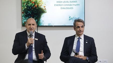 Bulgarian President Radev, Greek Prime Minister Mitsotakis Open Energy Forum at Bulgarian COP 29 Pavilion in Baku