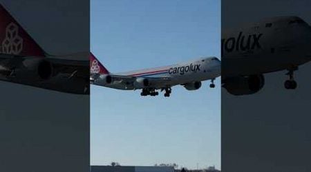 Cargolux 747-8F arriving in from Luxembourg #shorts