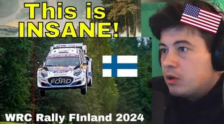 American Reacts Best of WRC Rally Finland 2024 | Crashes, Action and Raw Sound