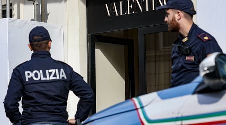 Thieves target Valentino boutique in Rome