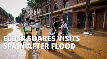 Elder Soares Visits Spain After Flood