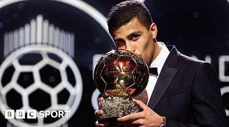 Rodri 'deserved' Ballon d'Or win, says Guardiola