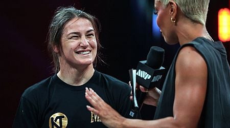 What age is Katie Taylor and how much older than Amanda Serrano is she?