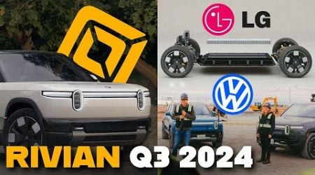 Rivian LG Partnership, Q4 Profitability &amp; VW JV Deal | Rivian Q3 2024