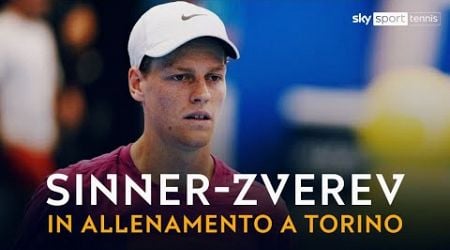 SINNER-ZVEREV, il meglio del loro set d&#39;allenamento a Torino | ATP Finals